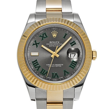 ロレックス デイトジャストII 116333 グレー メンズ 時計 【中古】【wristwatch】