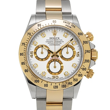 ロレックス コスモグラフ デイトナ 116523 ホワイト/ダイヤモンド メンズ 時計 【中古】【wristwatch】