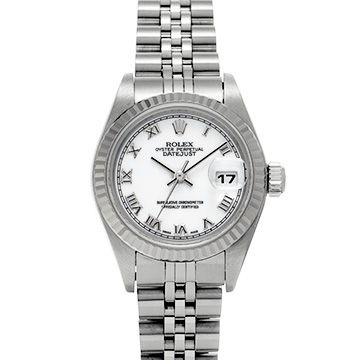 ロレックス デイトジャスト 79174 ホワイト レディース 時計 【中古】【wristwatch】