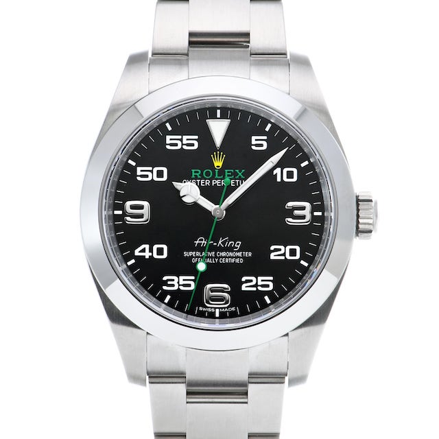 在庫得価ロレックス　エアキング　ROLEX　Air King　自動巻き 腕時計(アナログ)