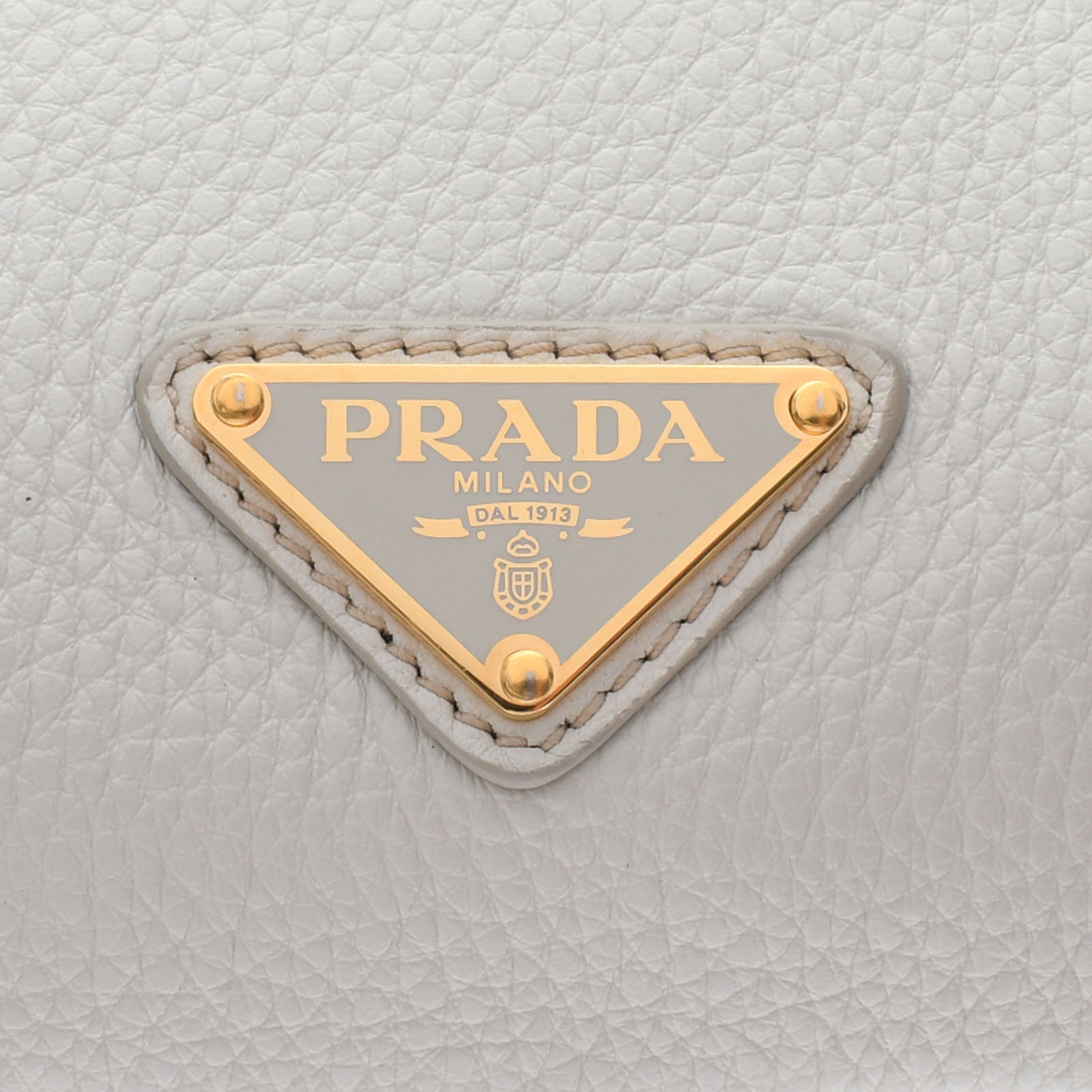 プラダ / PRADA ショルダーバッグ 2WAY タルコ/ゴールド金具 1BF125 レザー レディース バッグ 【中古】【bag】