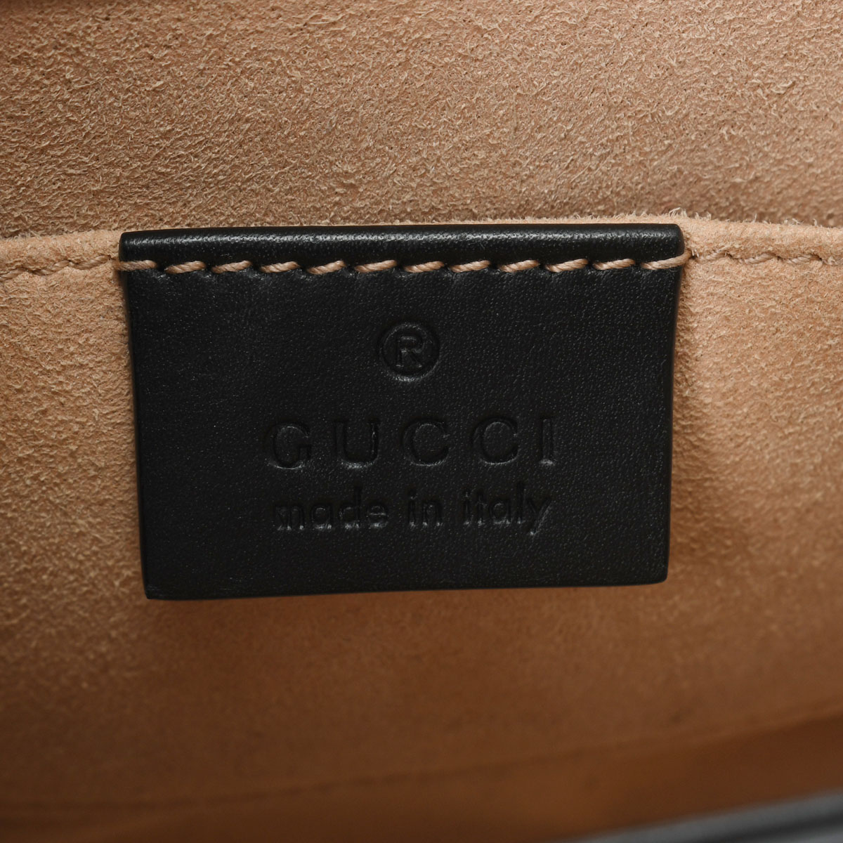 グッチ / GUCCI グッチシマ パドロック GG スモール ショルダーバッグ ブラック/ゴールド金具 409487 レザー レディース バッグ  【中古】【bag】