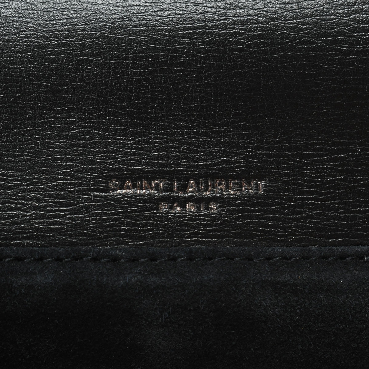 サンローラン / SAINT LAURENT ミディアム ベルシャス ブラック/シルバー金具 レザー レディース バッグ 【中古】【bag】