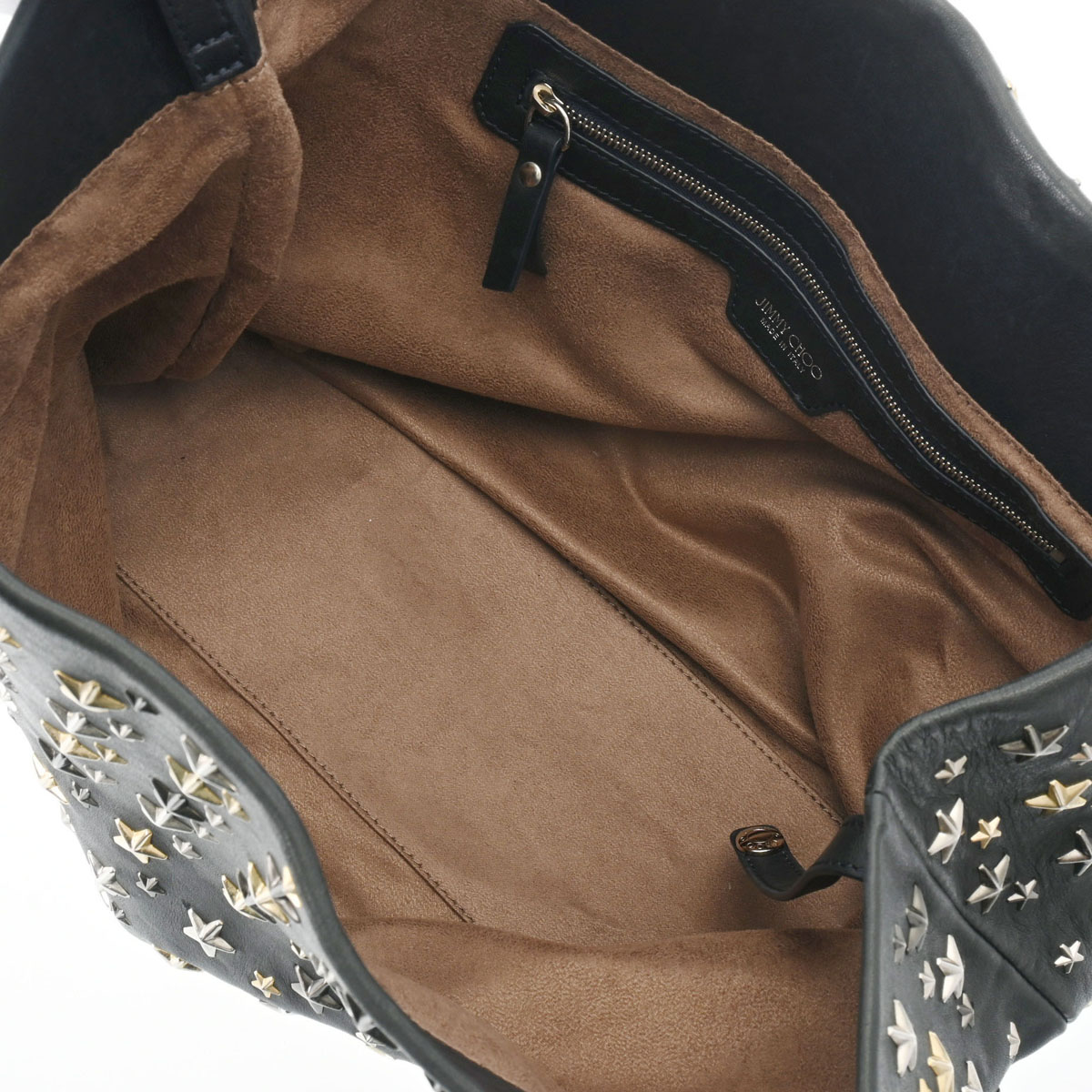 ジミーチュウ スタースタッズ ブラック レザー レディース バッグ