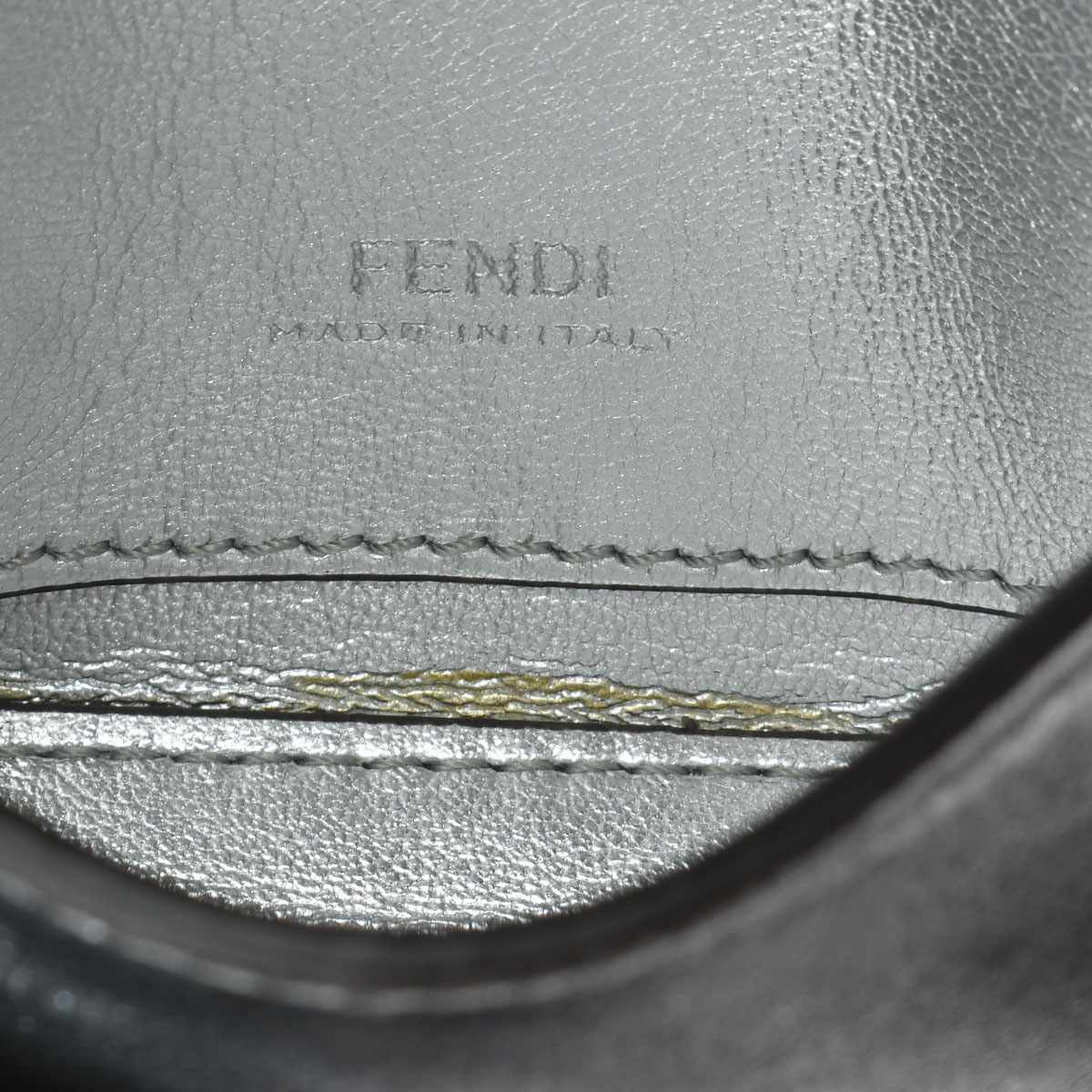 フェンディ / FENDI ナノバケット バッグチャーム シルバー/シルバー