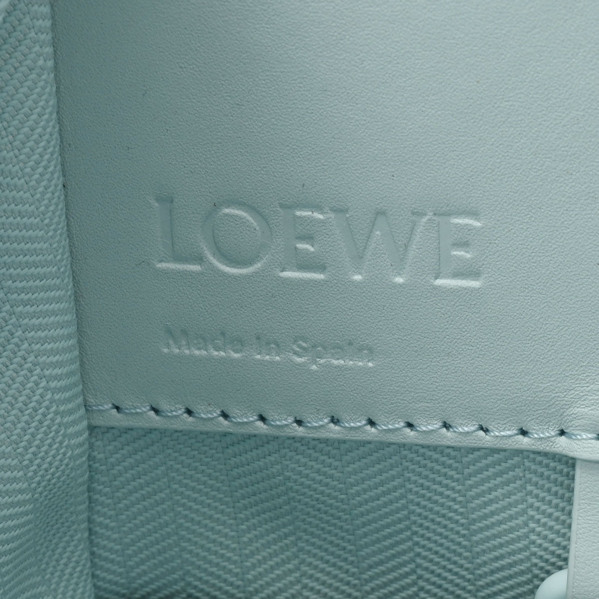 ロエベ / LOEWE ハンモックバッグ コンパクト アクアマリン/ゴールド