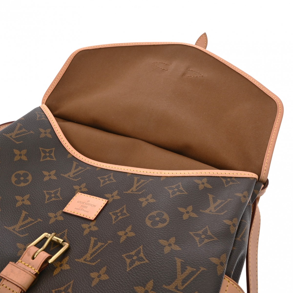 LOUIS 1円 VUITTON◇1)ソミュール30_モノグラム・キャンバス_BRW/PVC/BRW