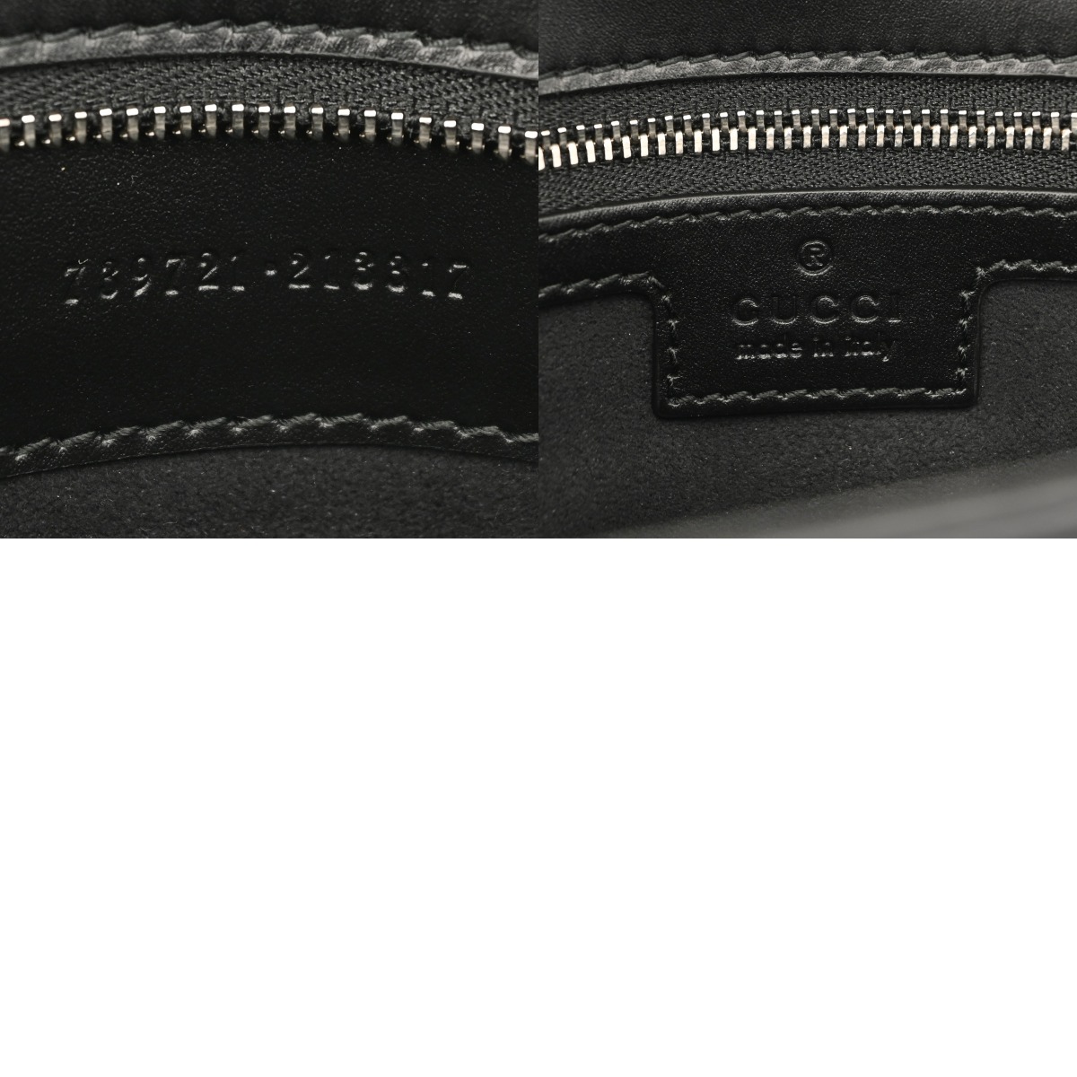 Gucci ブラックレザー ビジネスバッグ GUCCI(グッチ) ビジネスバッグ シマライン 428041 黒 レザー