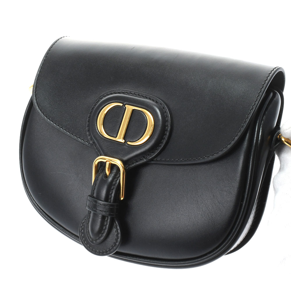 ディオール / Dior ボビー スモールバッグ ブラック/ゴールド金具 M9317UMOL ボックスカーフ レディース バッグ 【中古】【bag】