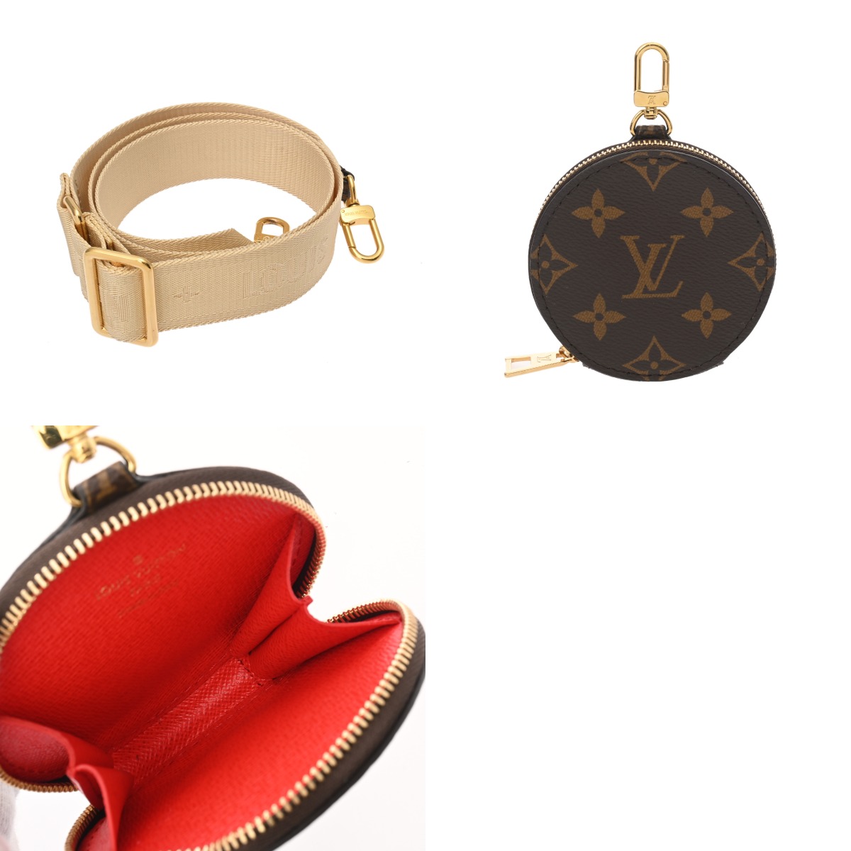 ルイ ヴィトン モノグラムジャイアント オンザゴー PM 2WAY ブラウン