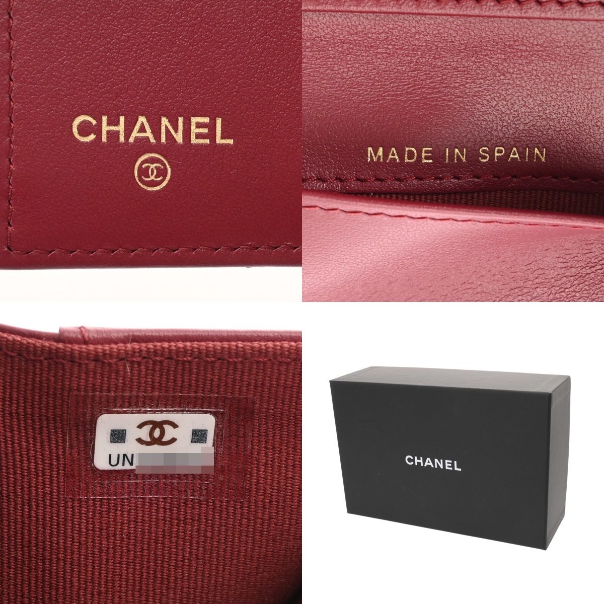 シャネル CHANEL19 スモールフラップウォレット レッド AP1789