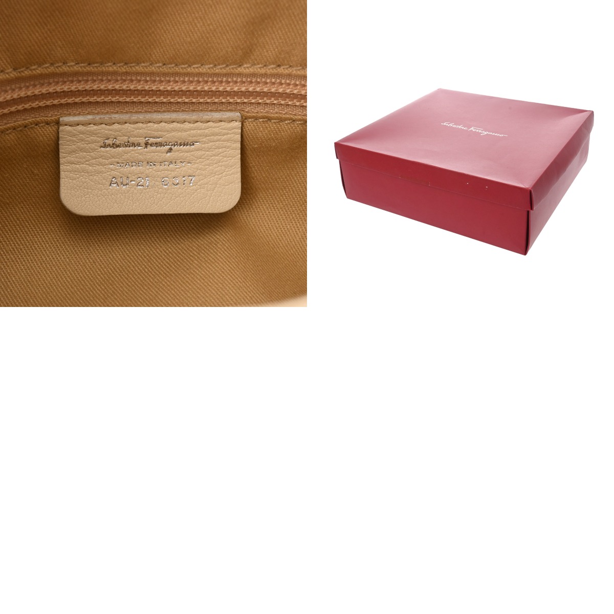 サルヴァトーレフェラガモ キーケース レザー　ベージュ Salvatore Ferragamo ベージュ レザーキーケース 楽天市場