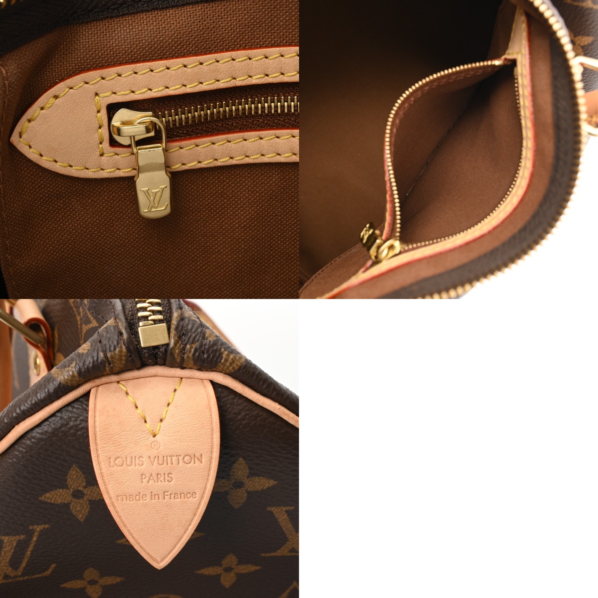 ルイ ヴィトン モノグラム スピーディ 25 新型 ブラウン M41109