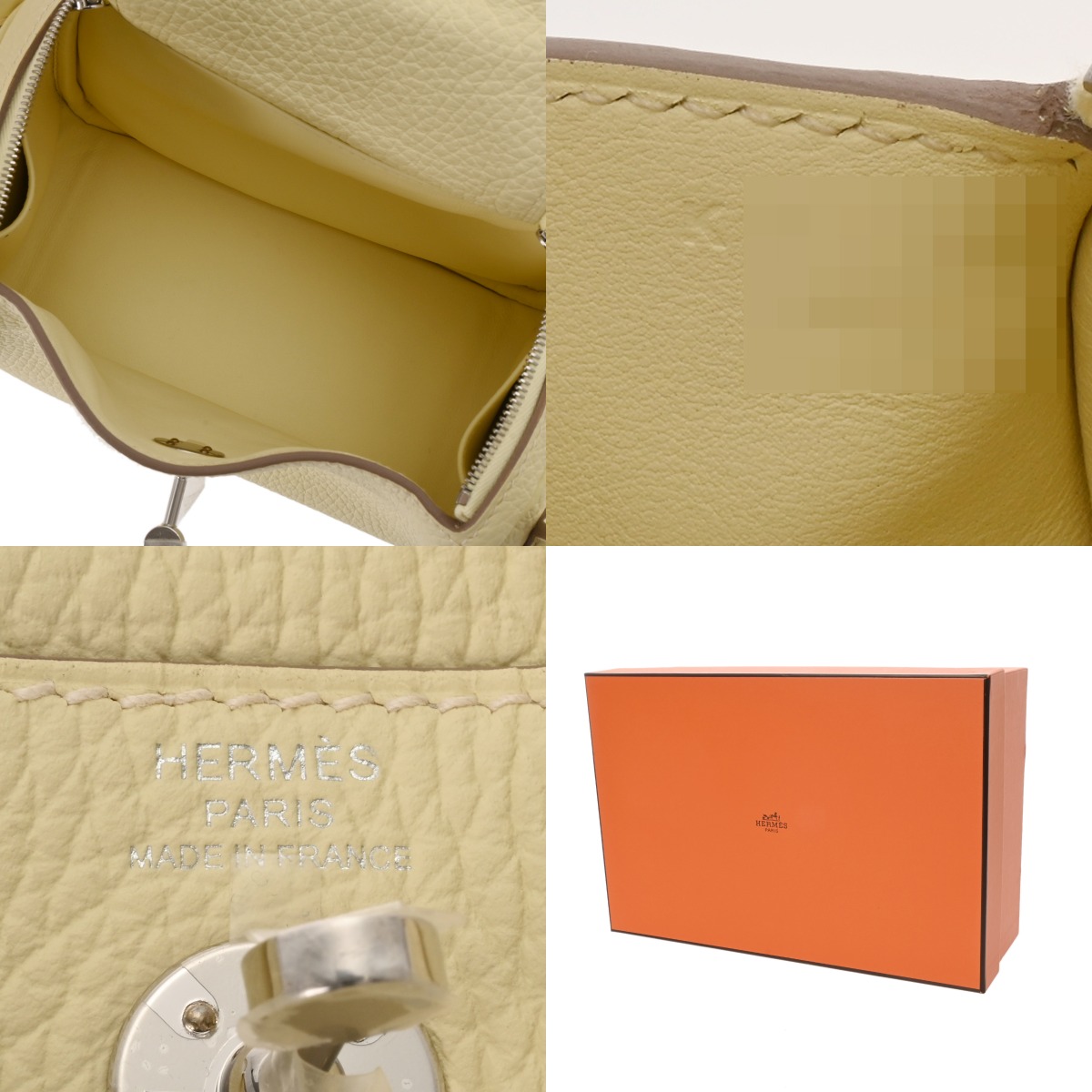 エルメス リンディ ミニ 2 ジョーヌミルトン トリヨンクレマンス