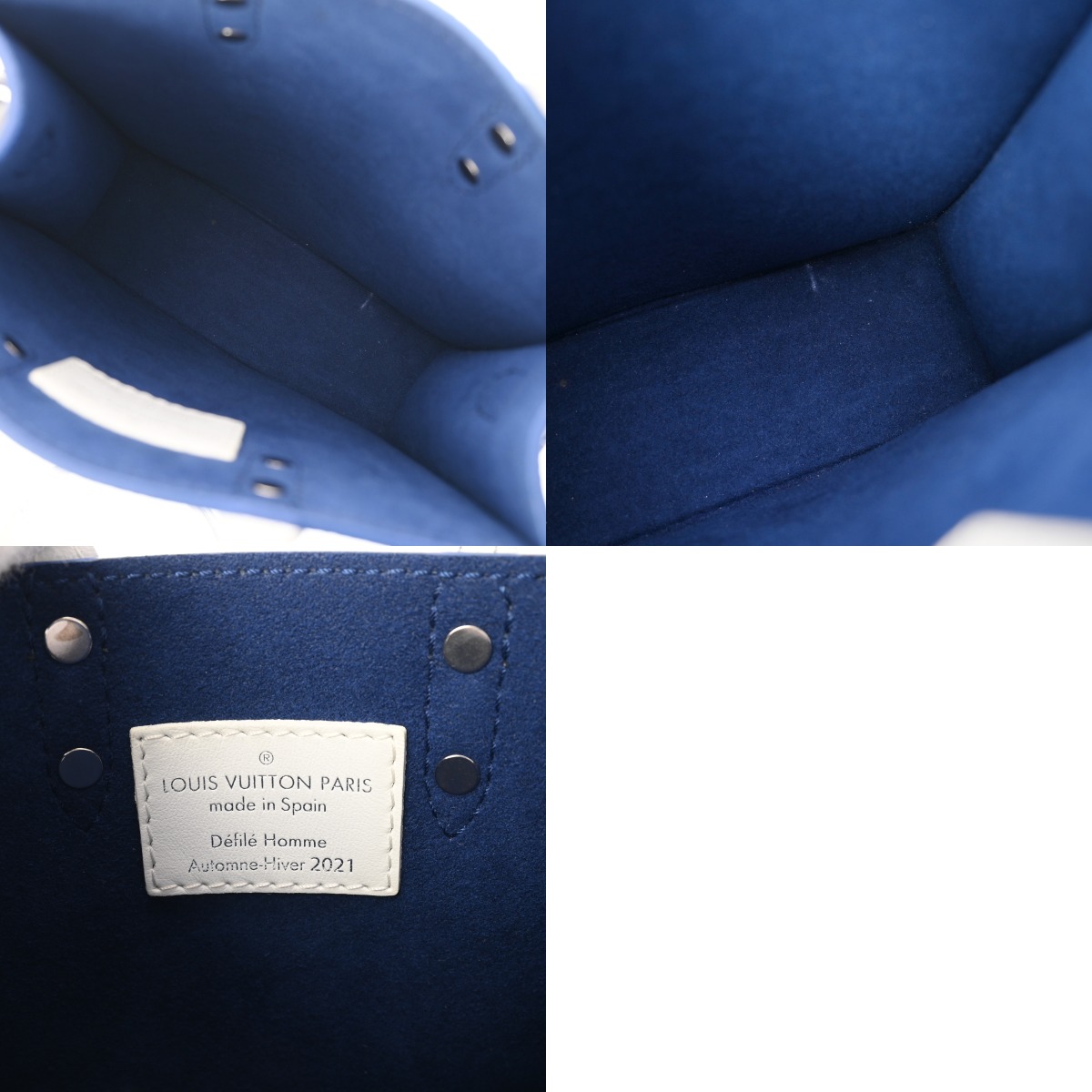 ルイ ヴィトン エブリデイLV サックプラ XS 2021年AW ブルー/ホワイト