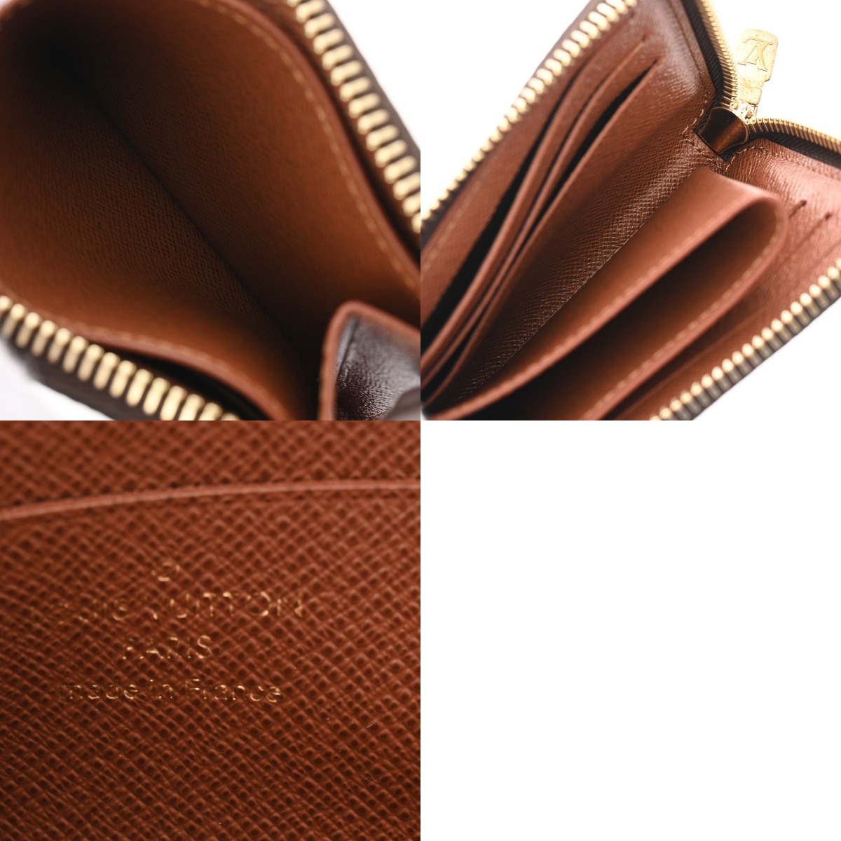 ルイ ヴィトン モノグラム ポルトフォイユクレマンス ブラウン