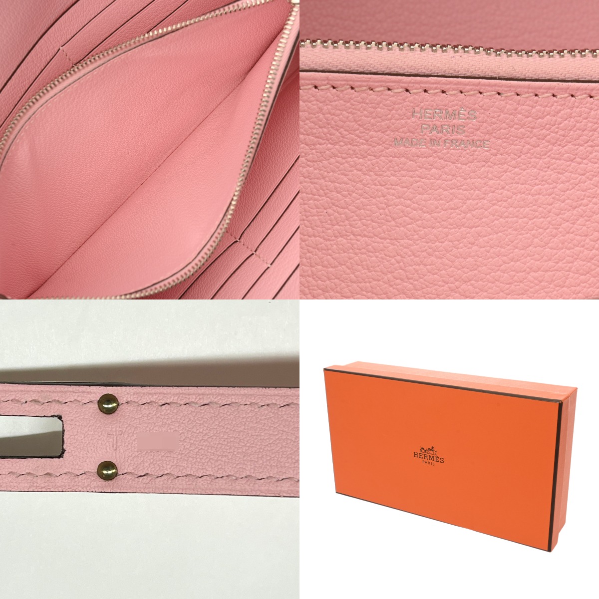 エルメス ケリーウォレット ロング ギリーズ ローズサクラ ヴォー