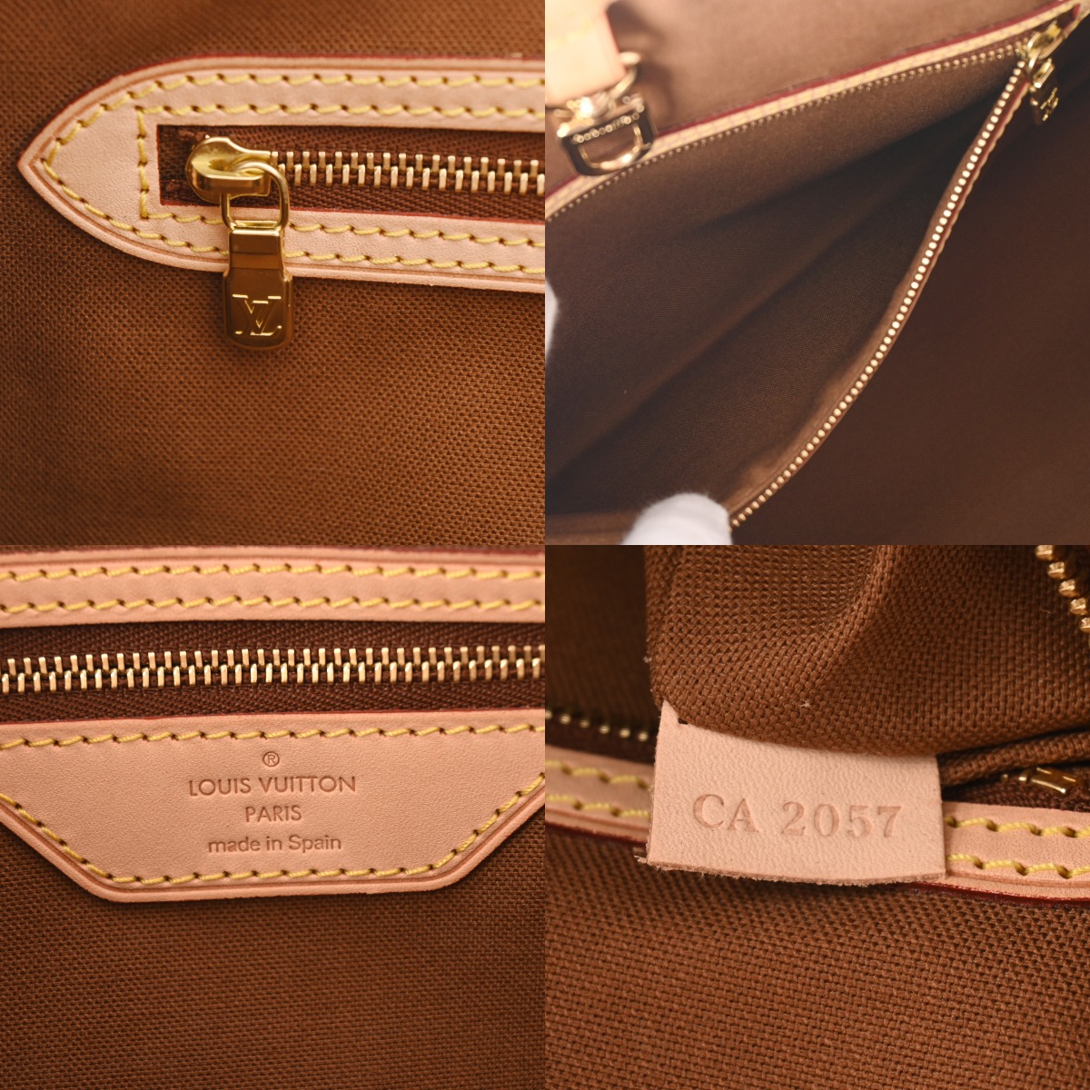 ルイ ヴィトン モノグラム バティニョール オリゾンタル ブラウン