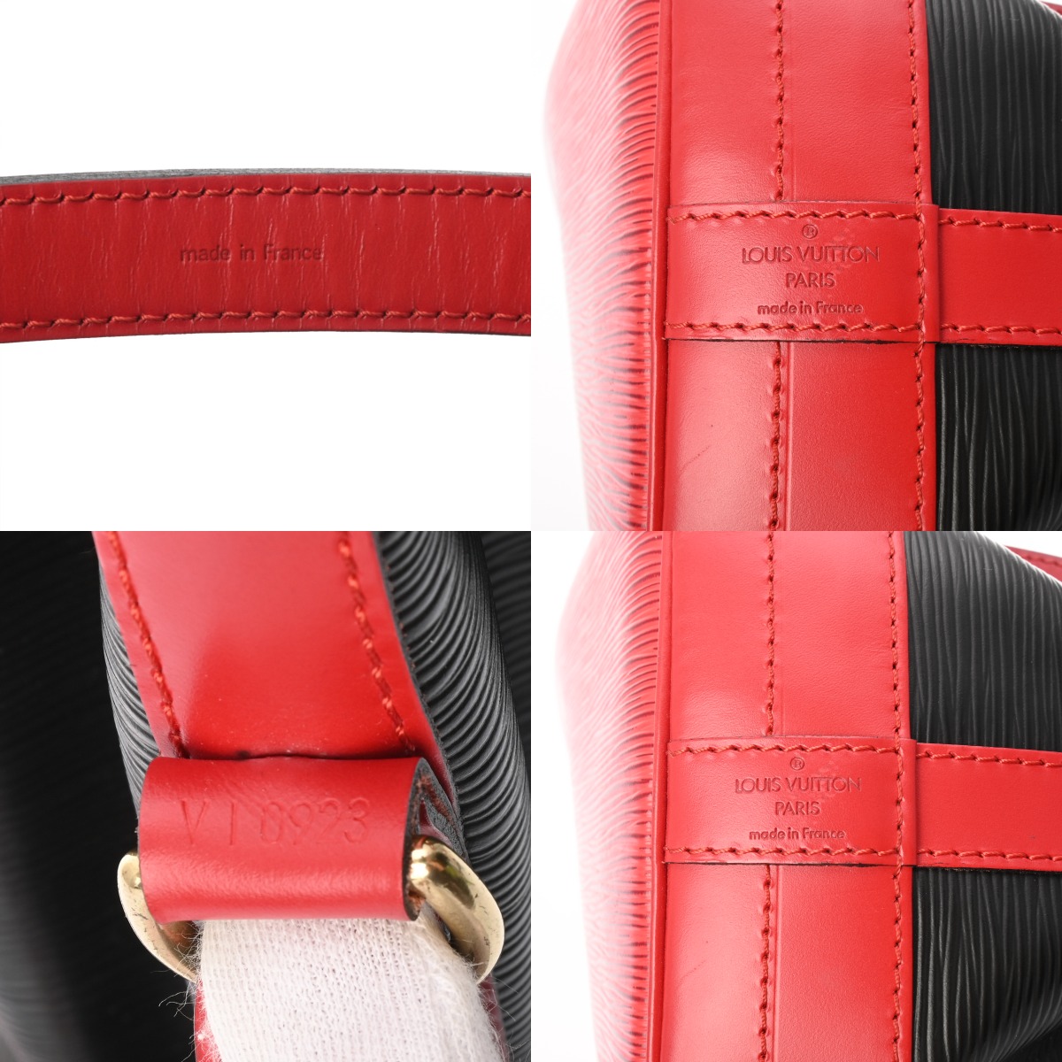 ルイ ヴィトン エピ ノエ ノワール/カスティリアンレッド M44017