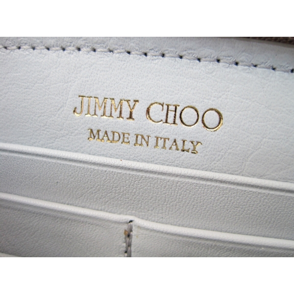 【美品】JimmyChoo ジミーチュウ　ホワイト　白　エナメル　ゴールドYUIRI靴