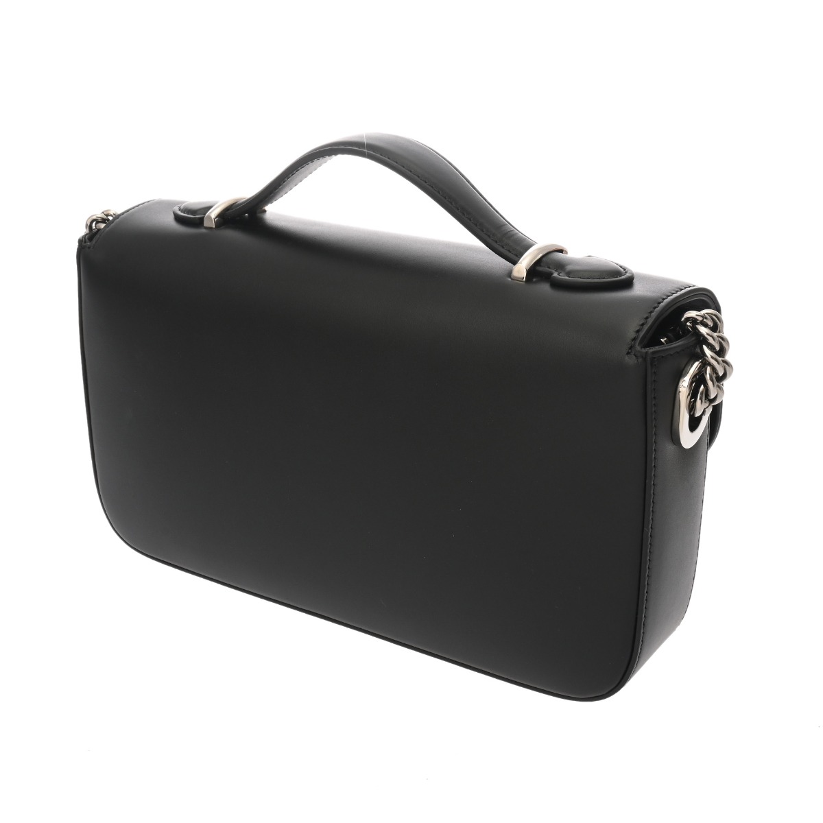 美品❣️INNUE ギャザービッグクラッチ　ブラック　ショルダーバッグ Spick & Span（スピックアンドスパン）の「【INNUE】 ギャザー