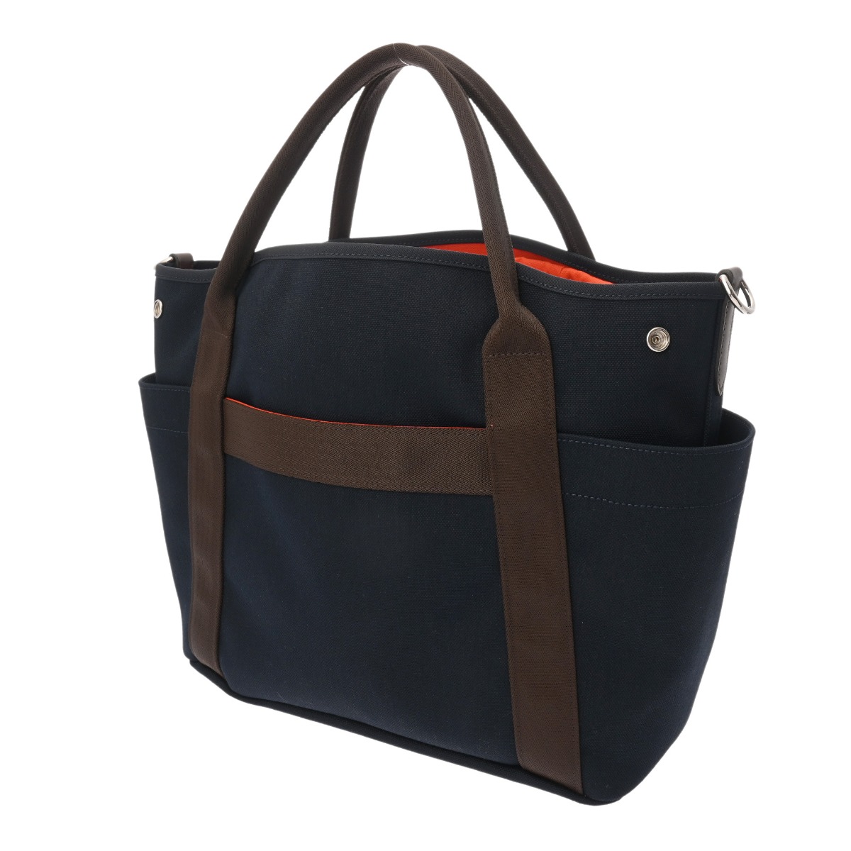 エルメス サックドパンサージュ グルーム ネイビー/フー トワル