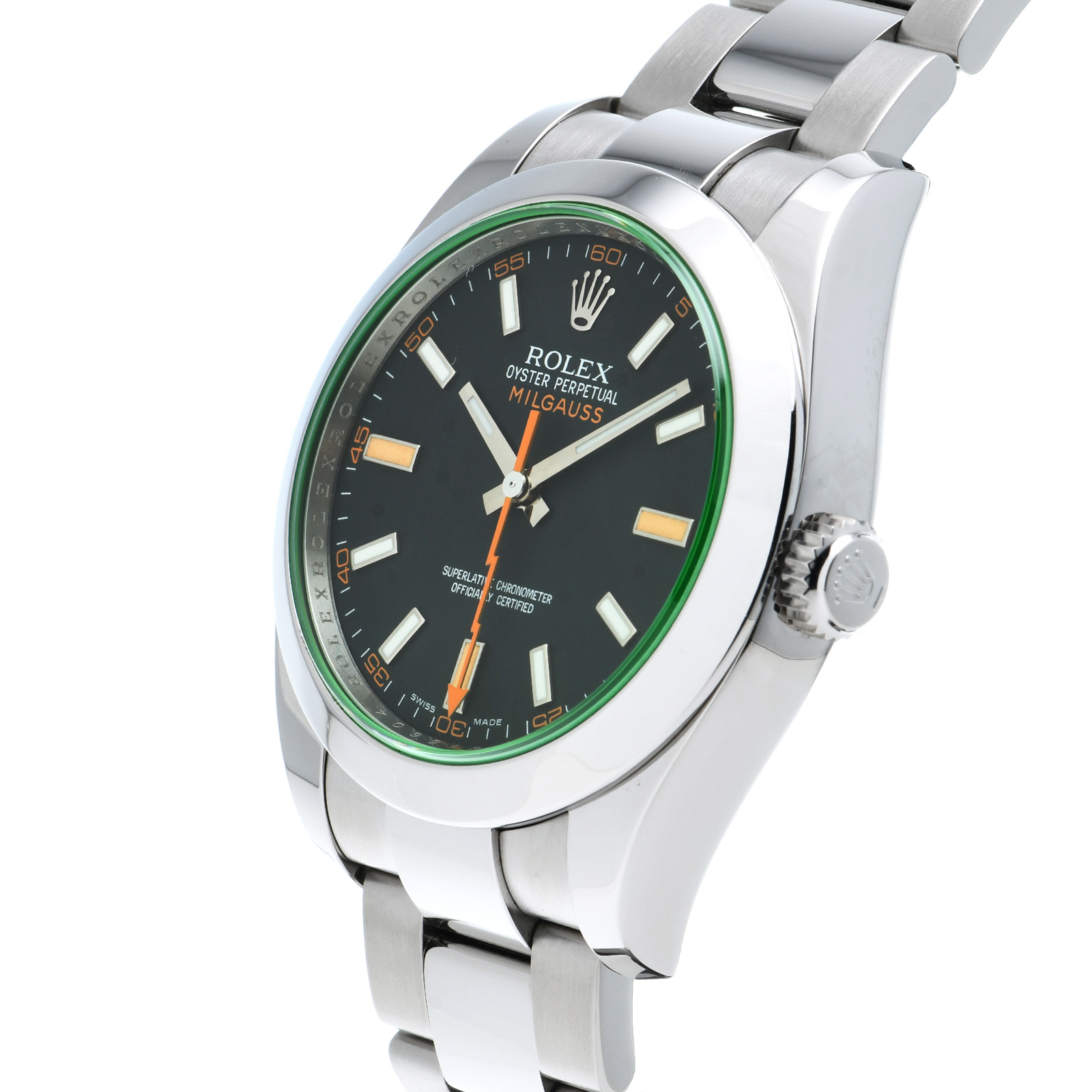 ロレックス ROLEX 116400GV V番(2008年頃製造) インテンスブラック メンズ 腕時計