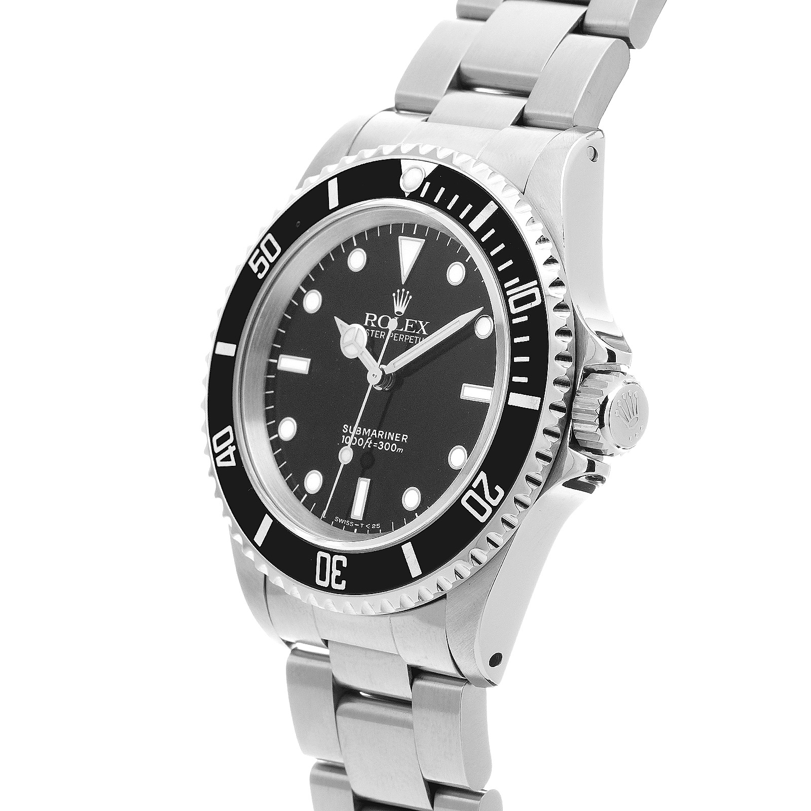 ロレックス ROLEX 14060 X番(1993年頃製造) ブラック メンズ 腕時計