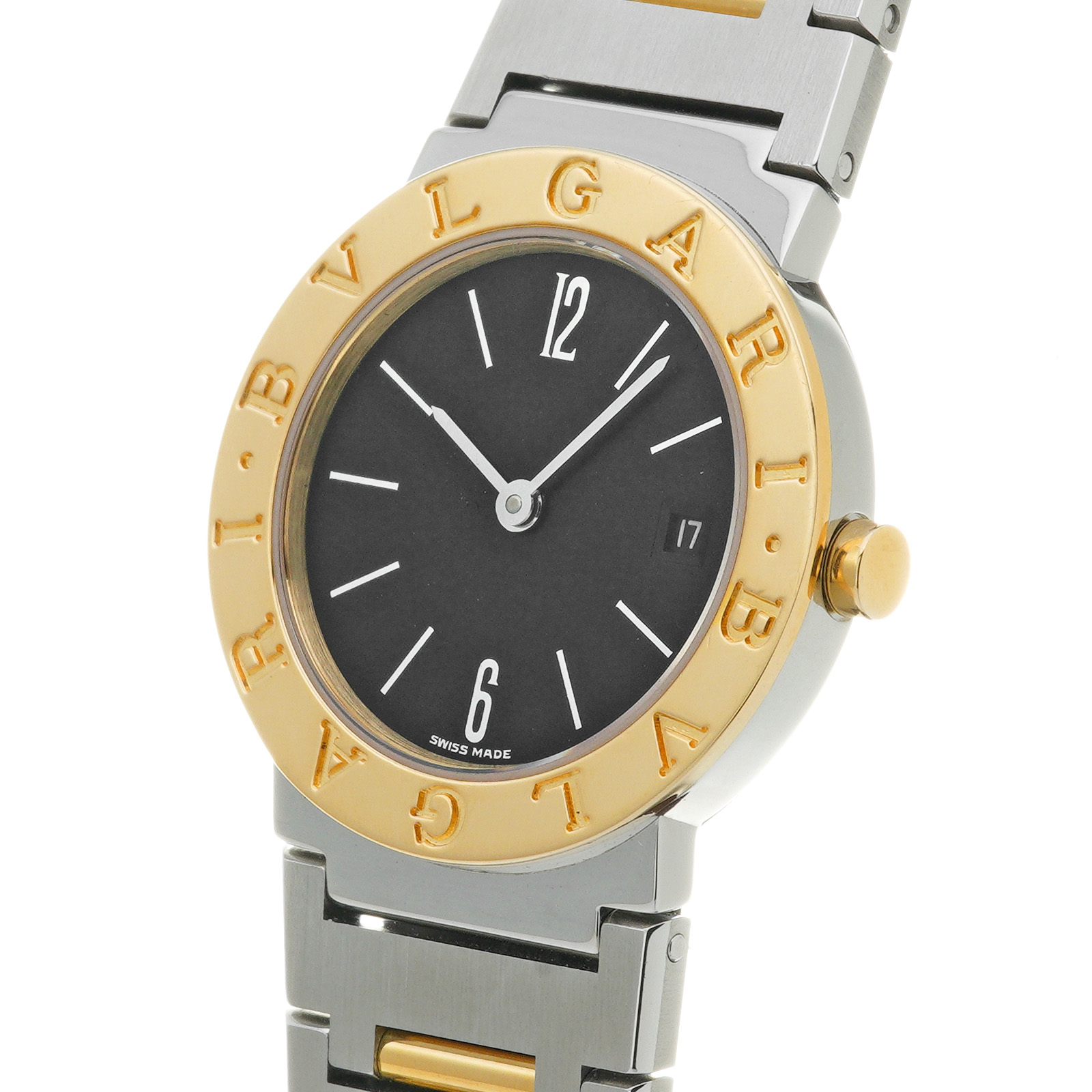 ブルガリ / BVLGARI ブルガリブルガリ BB26SGD ブラック レディース 時計 【中古】【wristwatch】