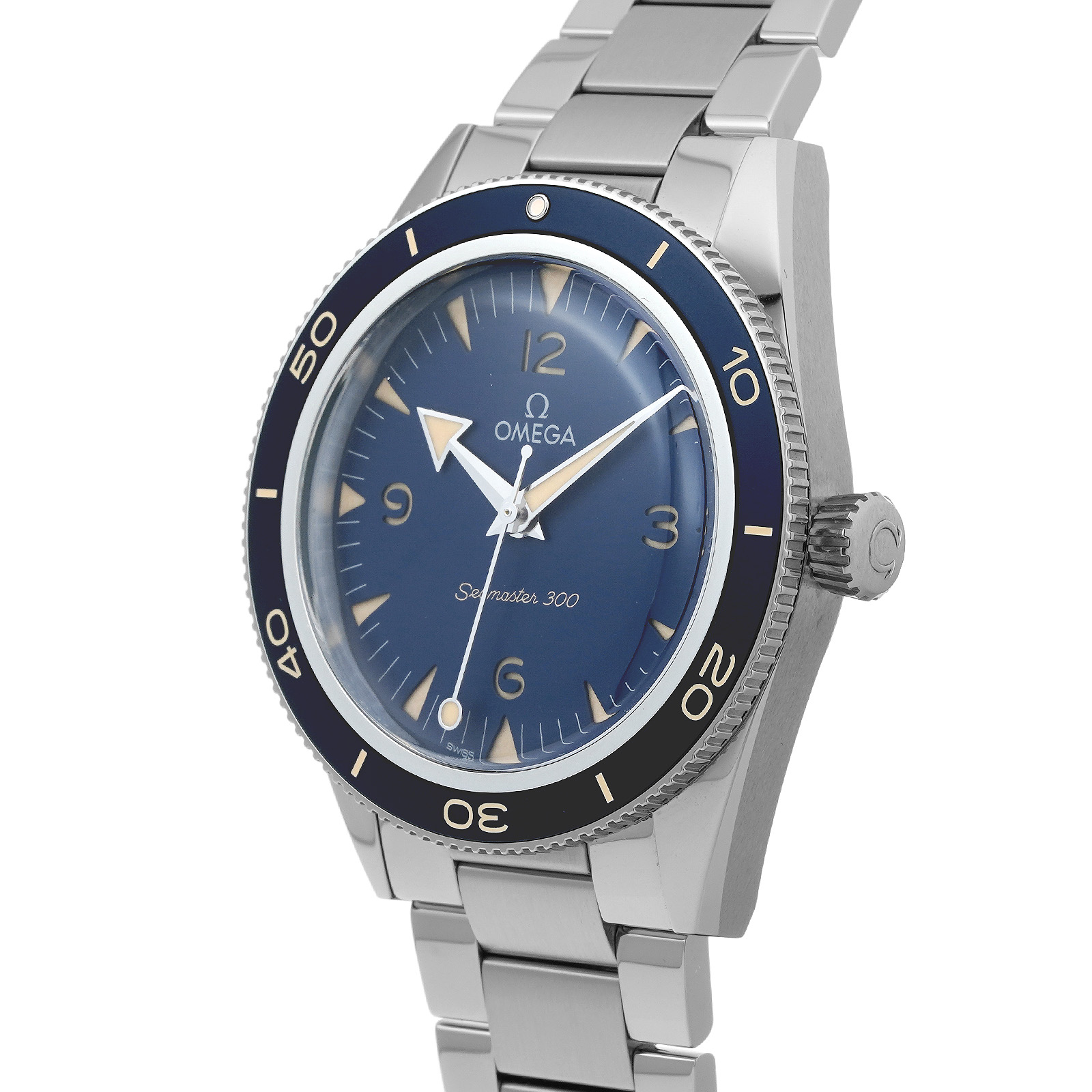 在庫入替特価 中古 オメガ OMEGA 234.32.41.21.03.001 ブルー メンズ 腕時計 安い  アウトレットオンライン:214593円 腕時計 (アナログ)