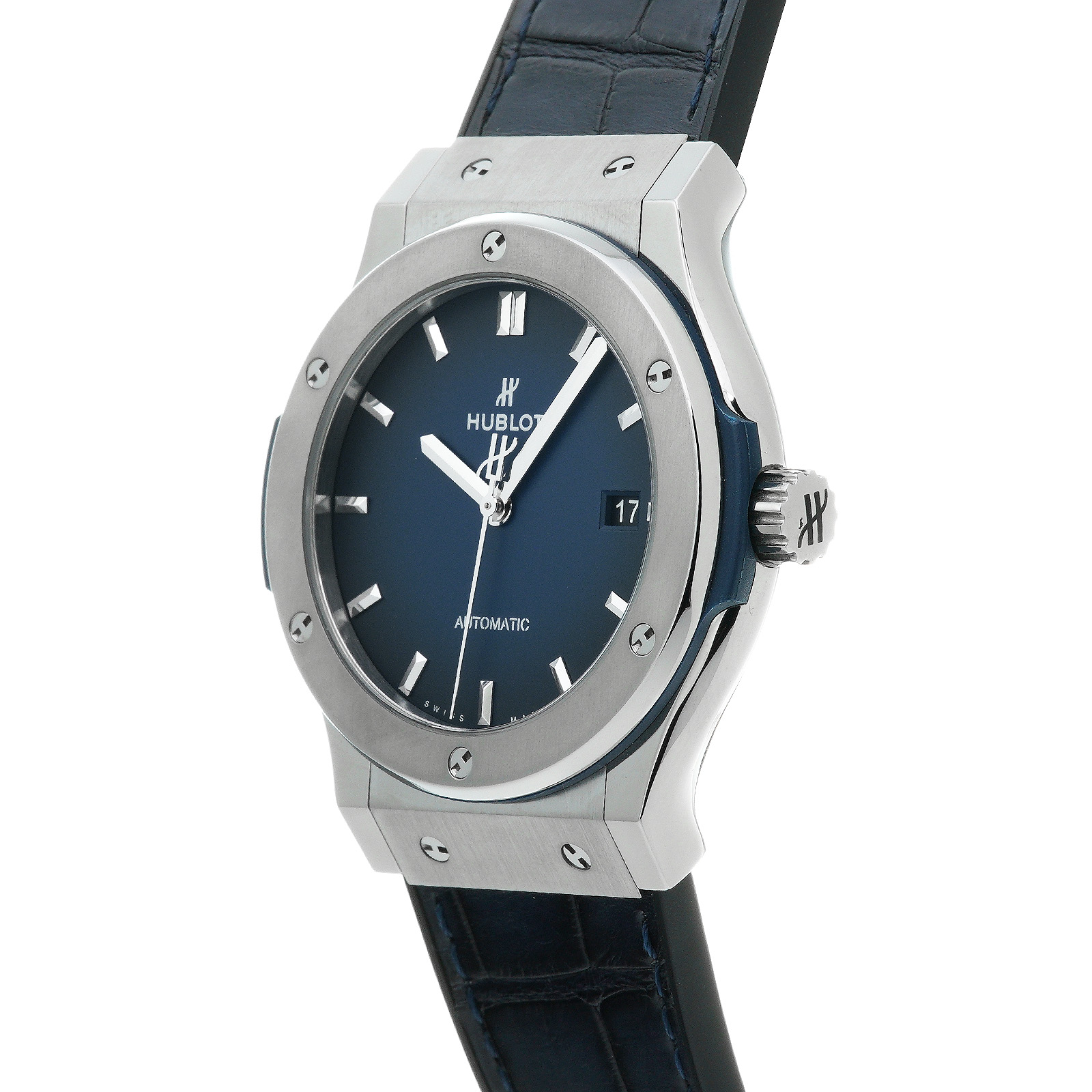 クラシックフュージョン チタニウム ディープブルー Ref.542.NX.6670.LR.JPN18 品 メンズ 腕時計