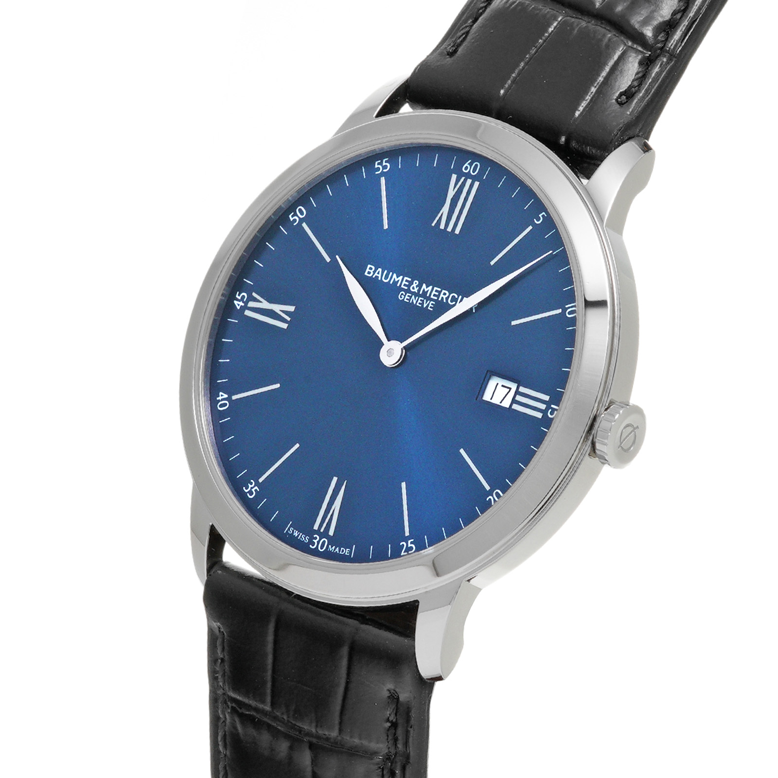 Baume Mercier Classima M0A10324 Blue Men s Watch Used Wristwatch Brand Watch WATCHNIAN Official Online Store Former Ippuukishi