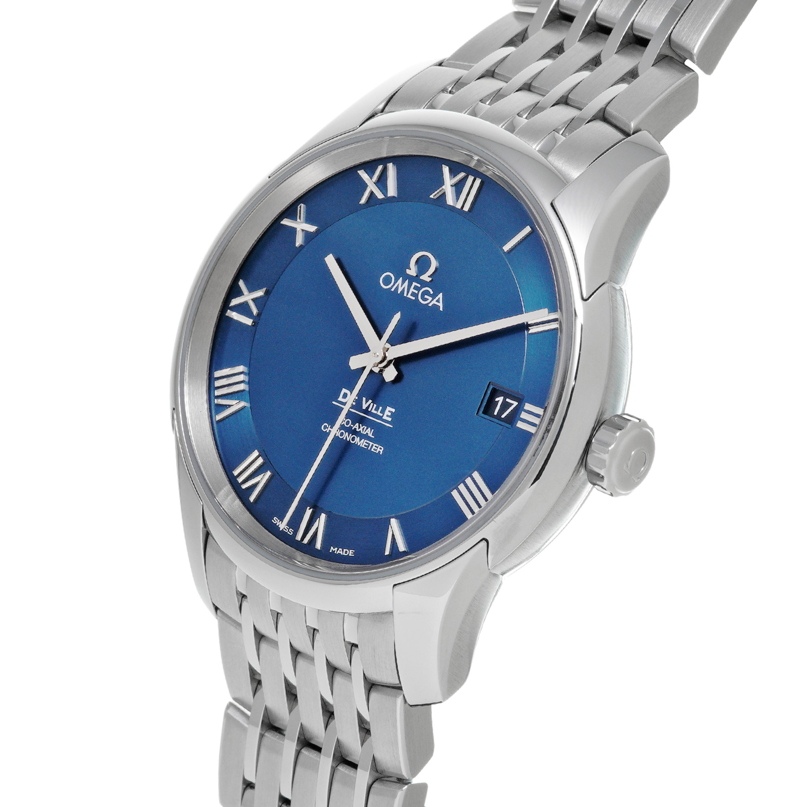 ネットショッピング 中古 オメガ OMEGA 434.10.41.21.03.001 ライトブルー メンズ 腕時計 買い取り:209378円  腕時計 (アナログ)