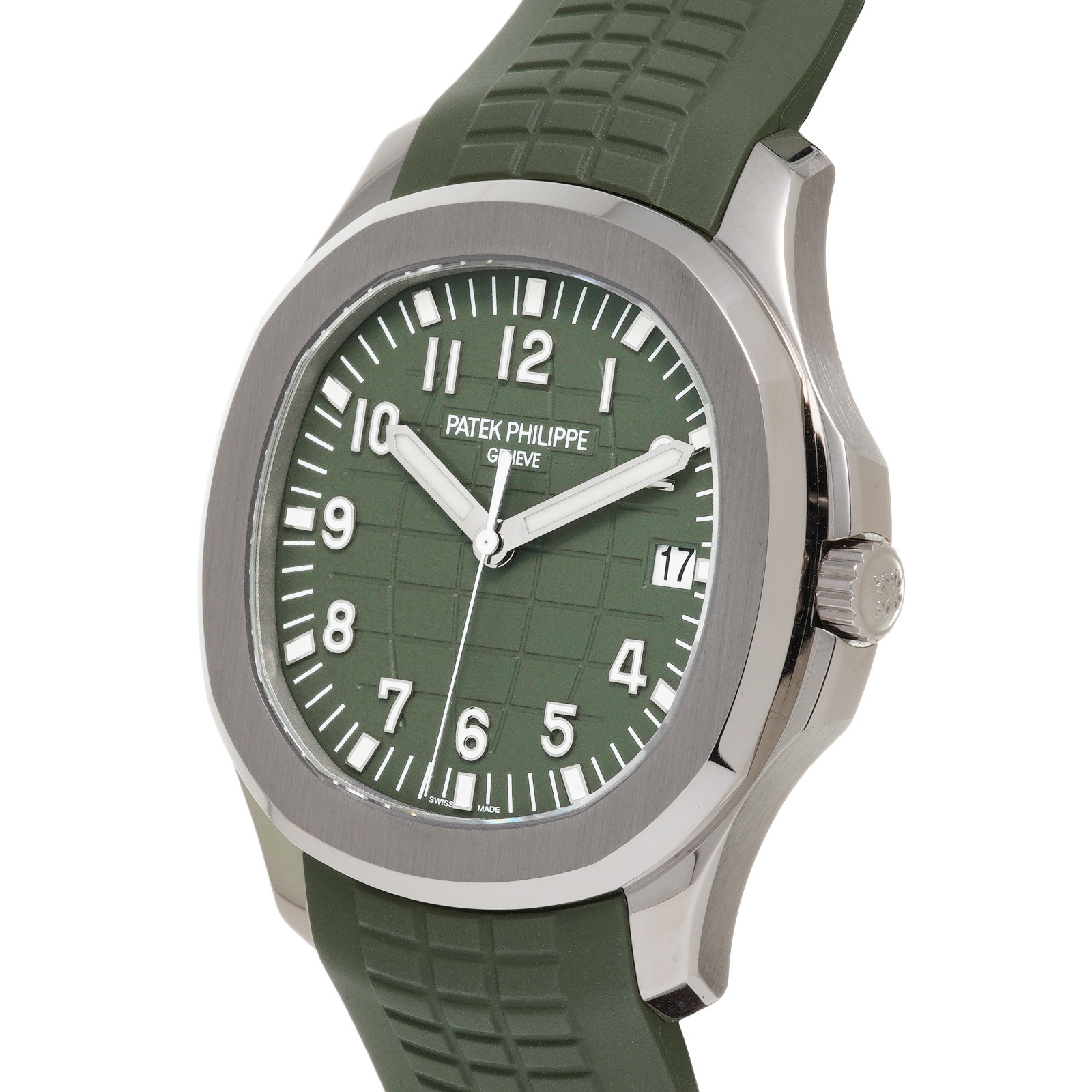 独特な パテック・フィリップ PATEK PHILIPPE アクアノート 5168G-010 カーキ文字盤 未使用 腕時計 メンズ メンズ腕時計