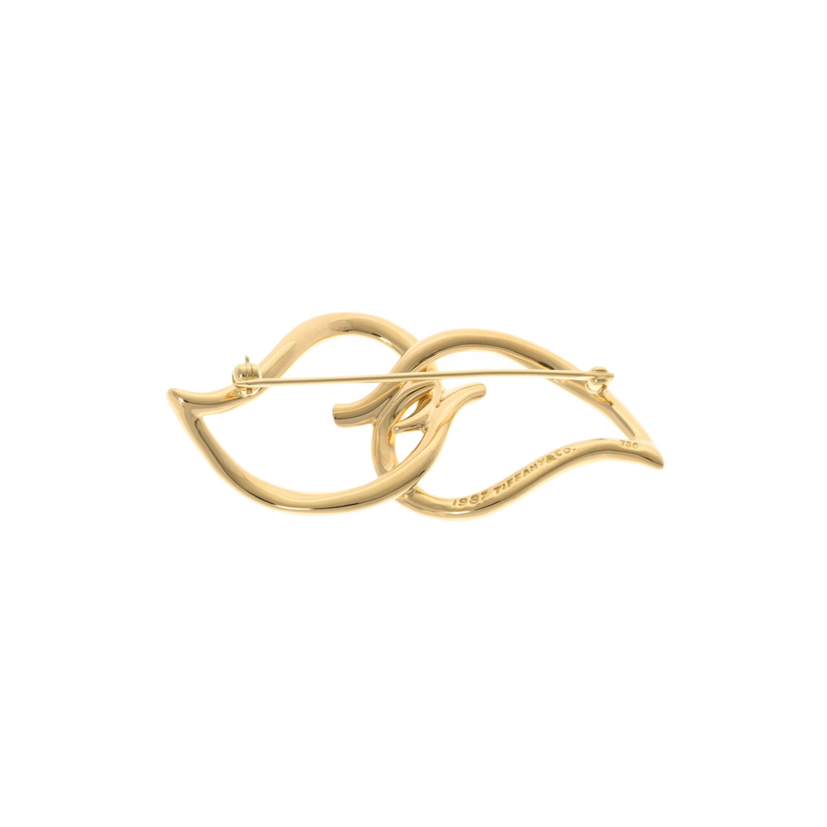 ティファニー / TIFFANY & Co. リーフブローチ ゴールド K18イエローゴールド レディース ジュエリー 【中古】【jewelry】
