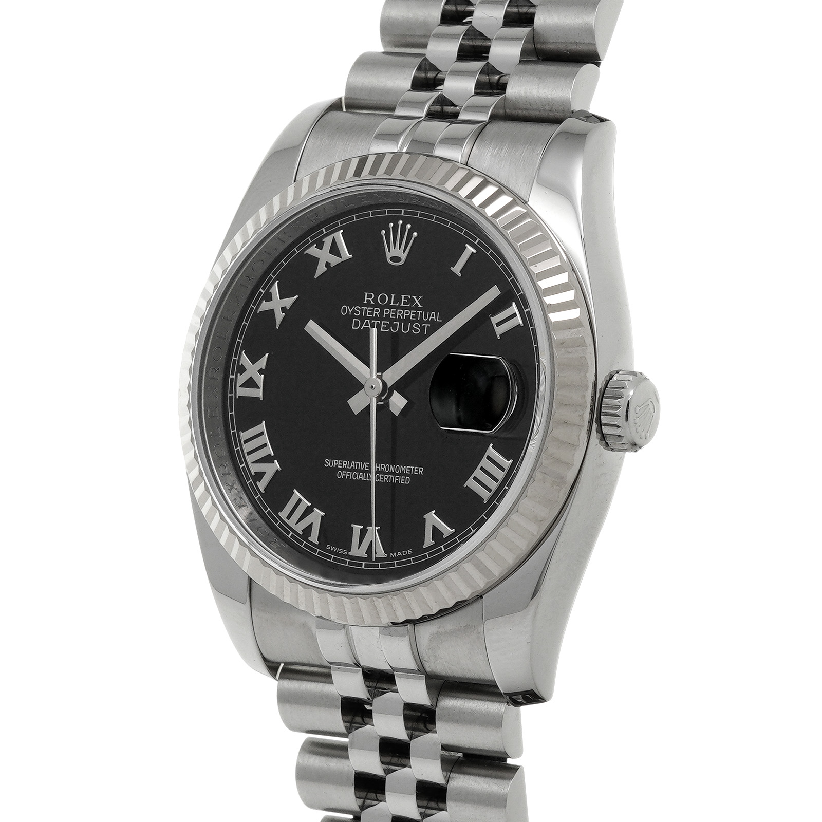 ロレックス ROLEX 116234 G番(2010年頃製造) ブラック メンズ 腕時計