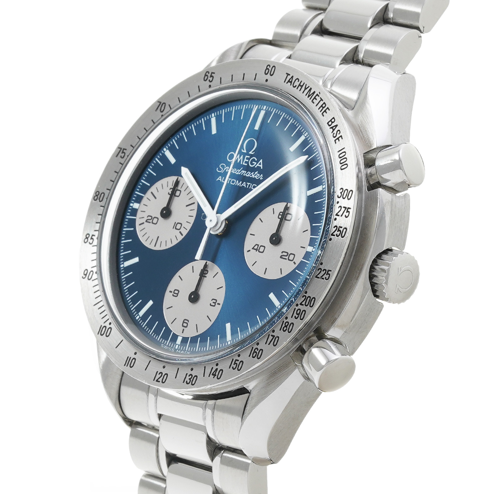 オメガ OMEGA 3510.82 ブルー /シルバー メンズ 腕時計