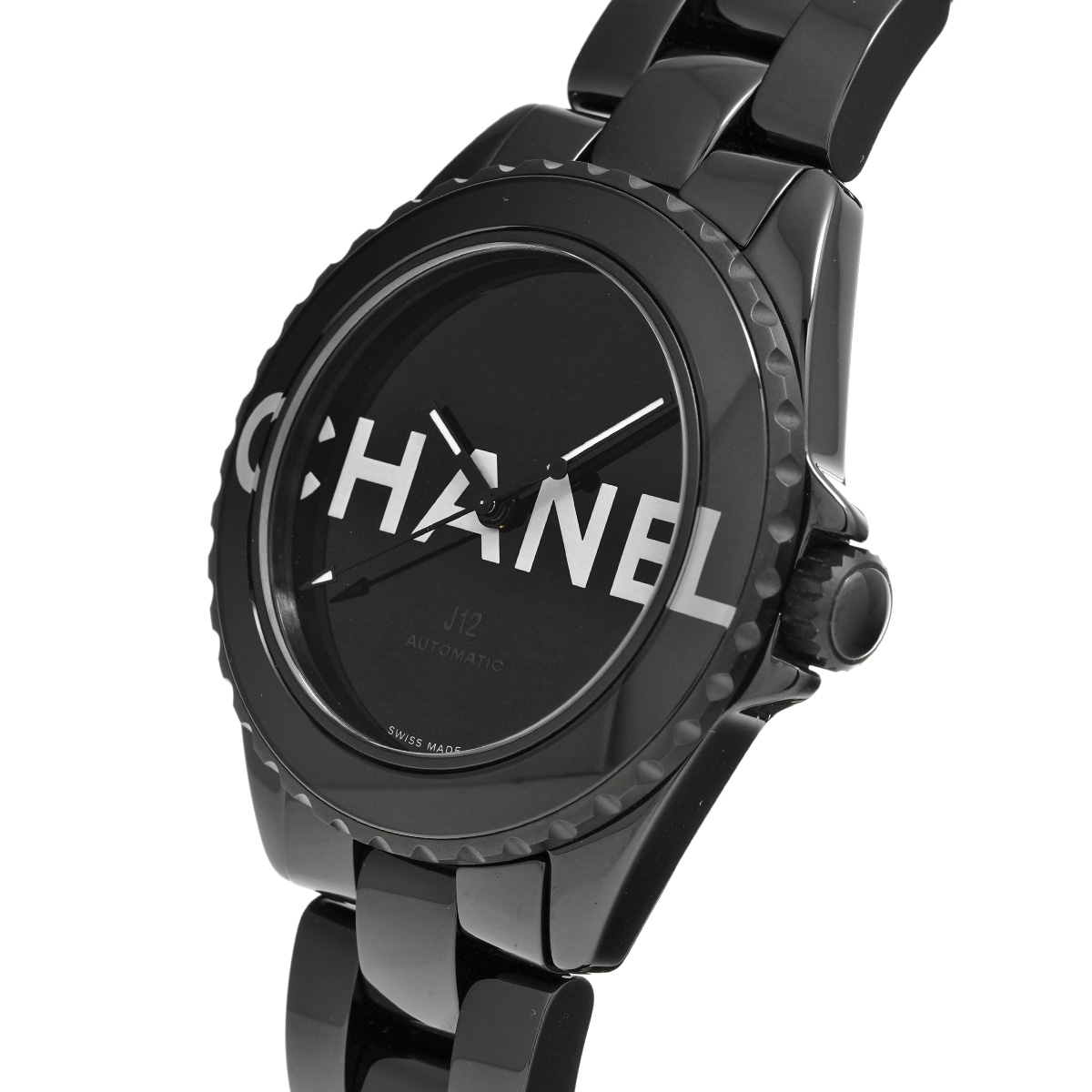 シャネル CHANEL H7418 ブラック メンズ 腕時計