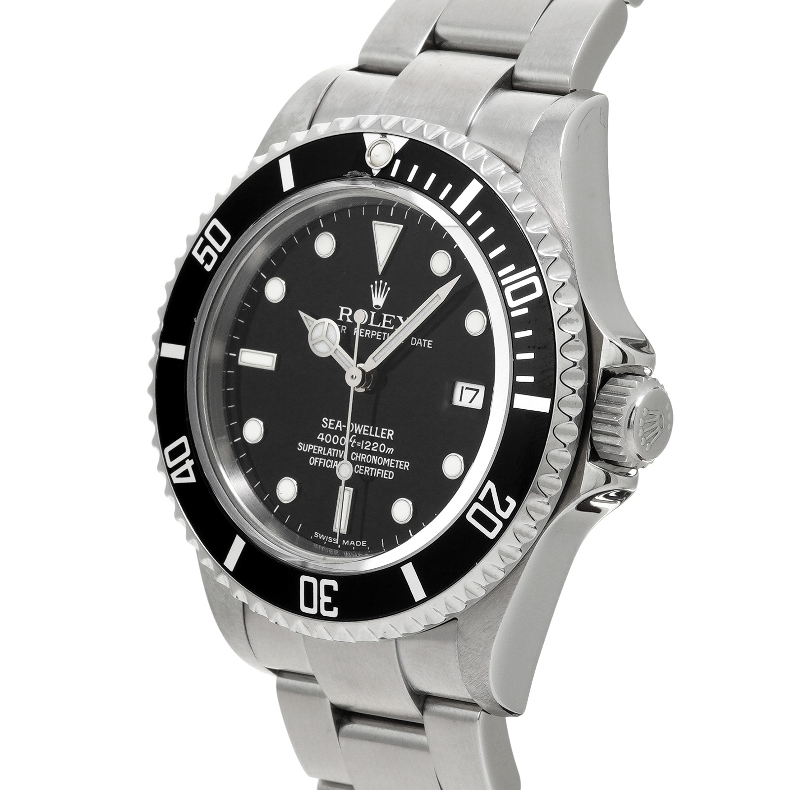 ロレックス ROLEX 16600 F番(2003年頃製造) ブラック メンズ 腕時計
