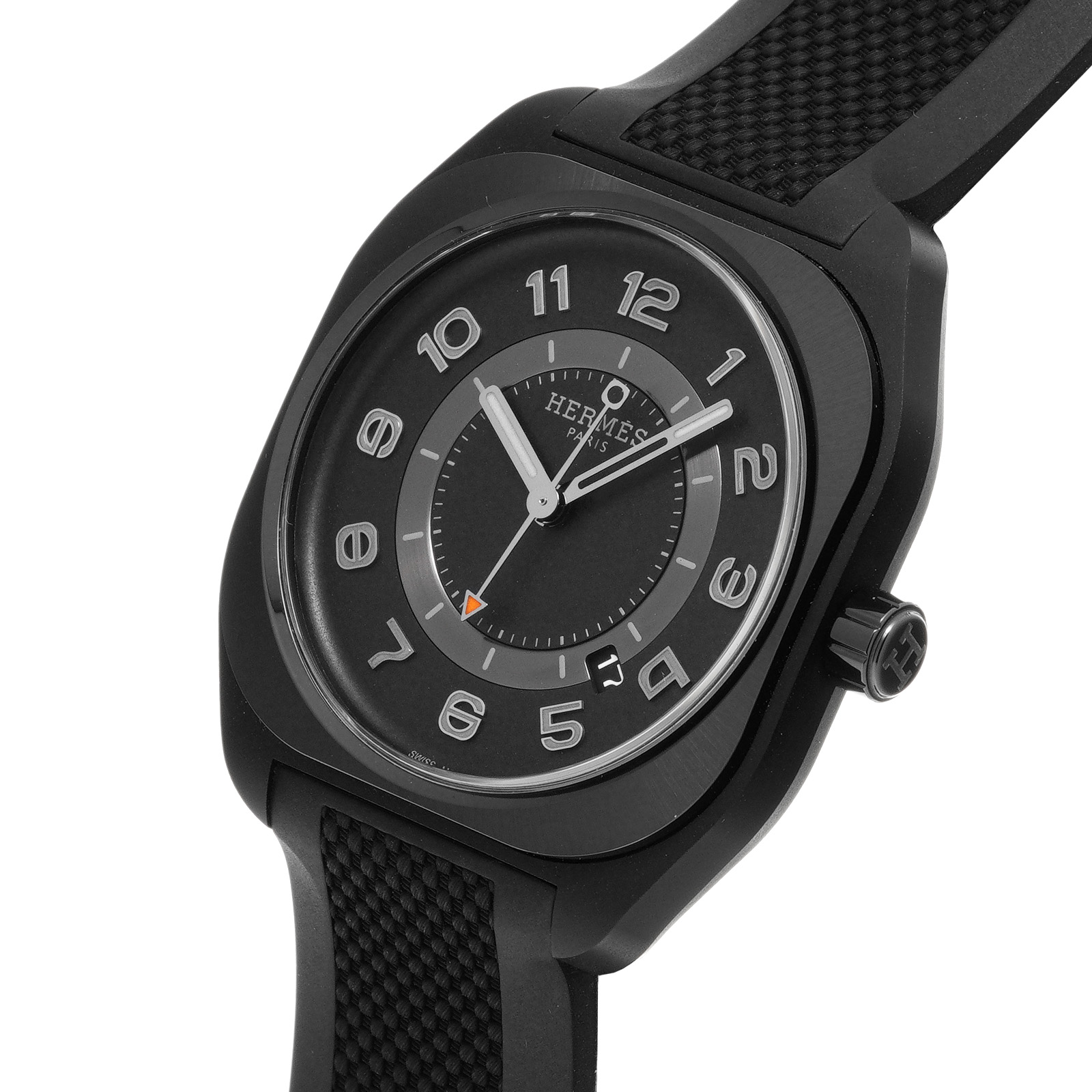 エルメス HERMES SP1.742 ブラック メンズ 腕時計