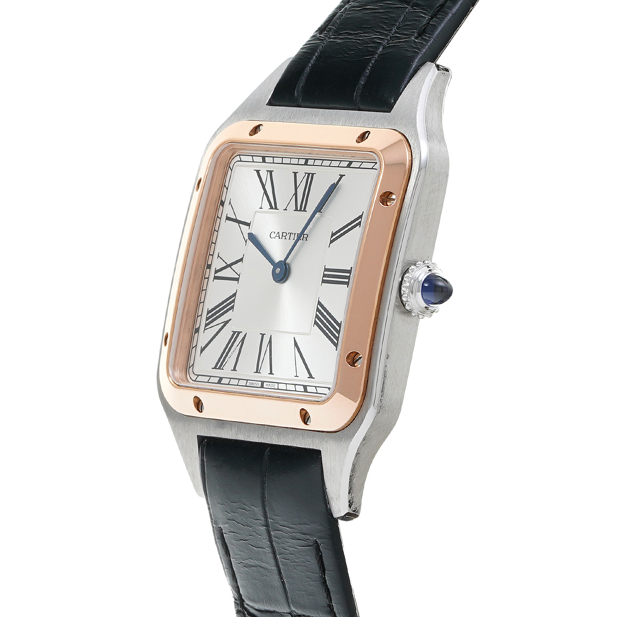 サントス デュモン LM W2SA0011 シルバー カルティエ CARTIER メンズ 【中古】