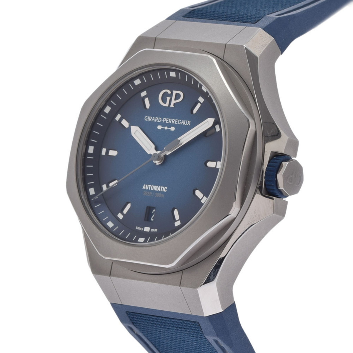 ジラール ペルゴ GIRARD-PERREGAUX 81070-21-002-FB6A グラデーションブルー メンズ 腕時計