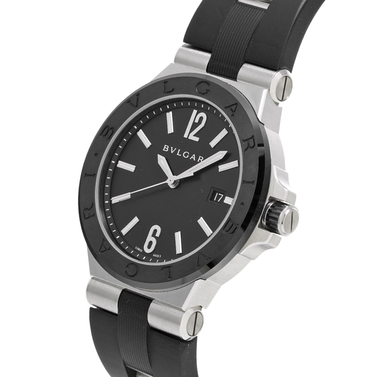 ブルガリ BVLGARI DG42SC ブラック メンズ 腕時計