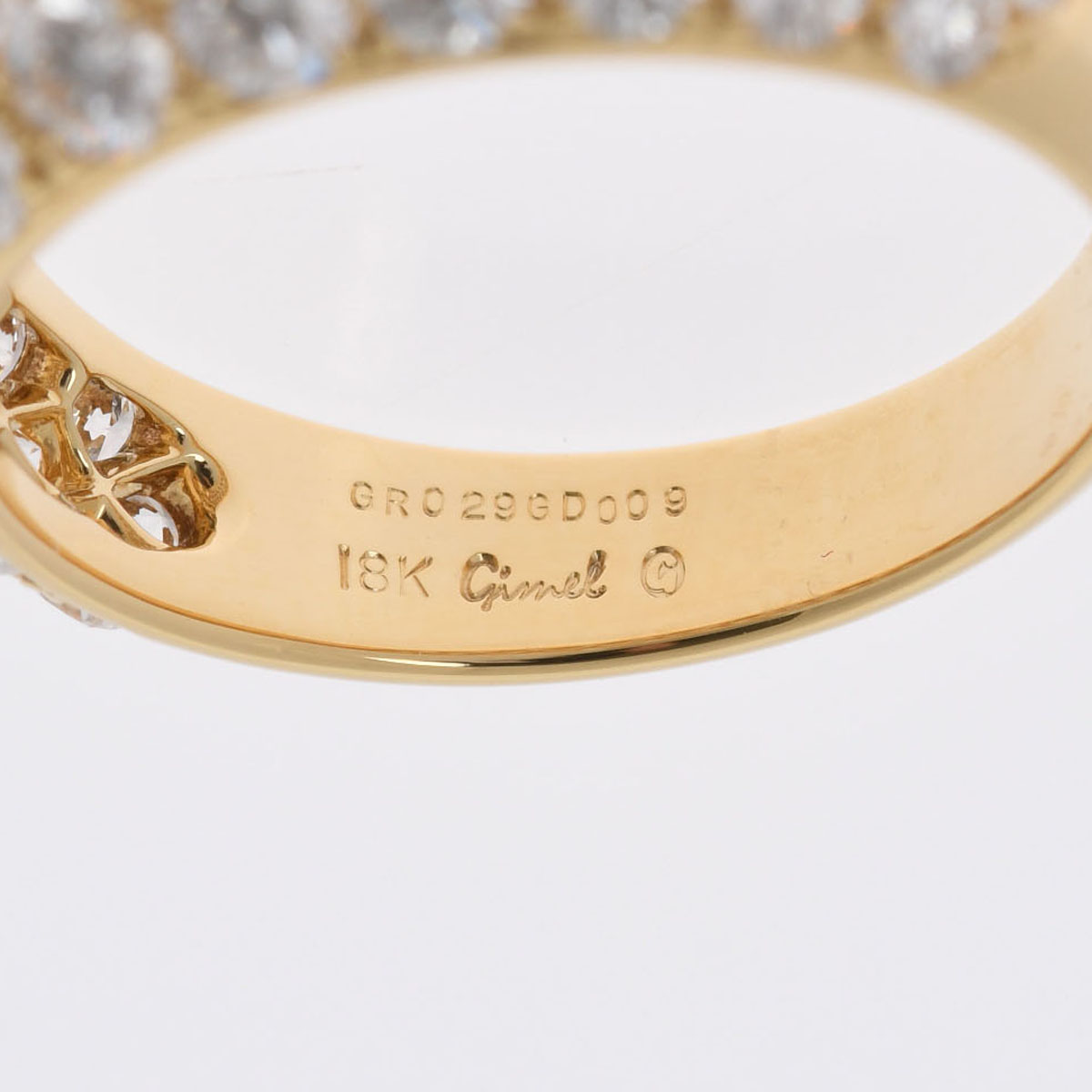ギメル / Gimel パヴェダイヤリング D2.005ct ゴールド K18イエローゴールド レディース ジュエリー 【中古】【jewelry】