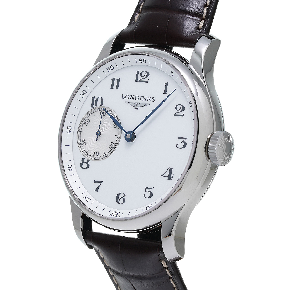 ロンジン マスターコレクション L2.841.4.18.3 ホワイト/シルバー メンズ 時計 【中古】【wristwatch】