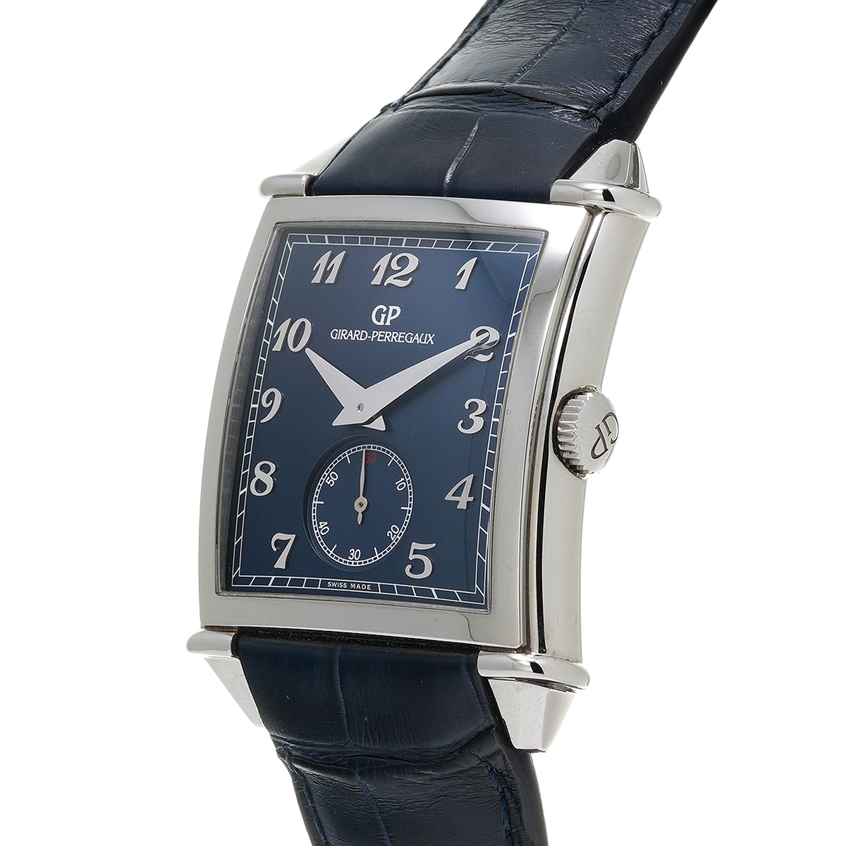 ジラール ペルゴ / GIRARD-PERREGAUX ヴィンテージ 1945 XXL 25880-11-421-BB4A ブルー メンズ 時計  【中古】【wristwatch】