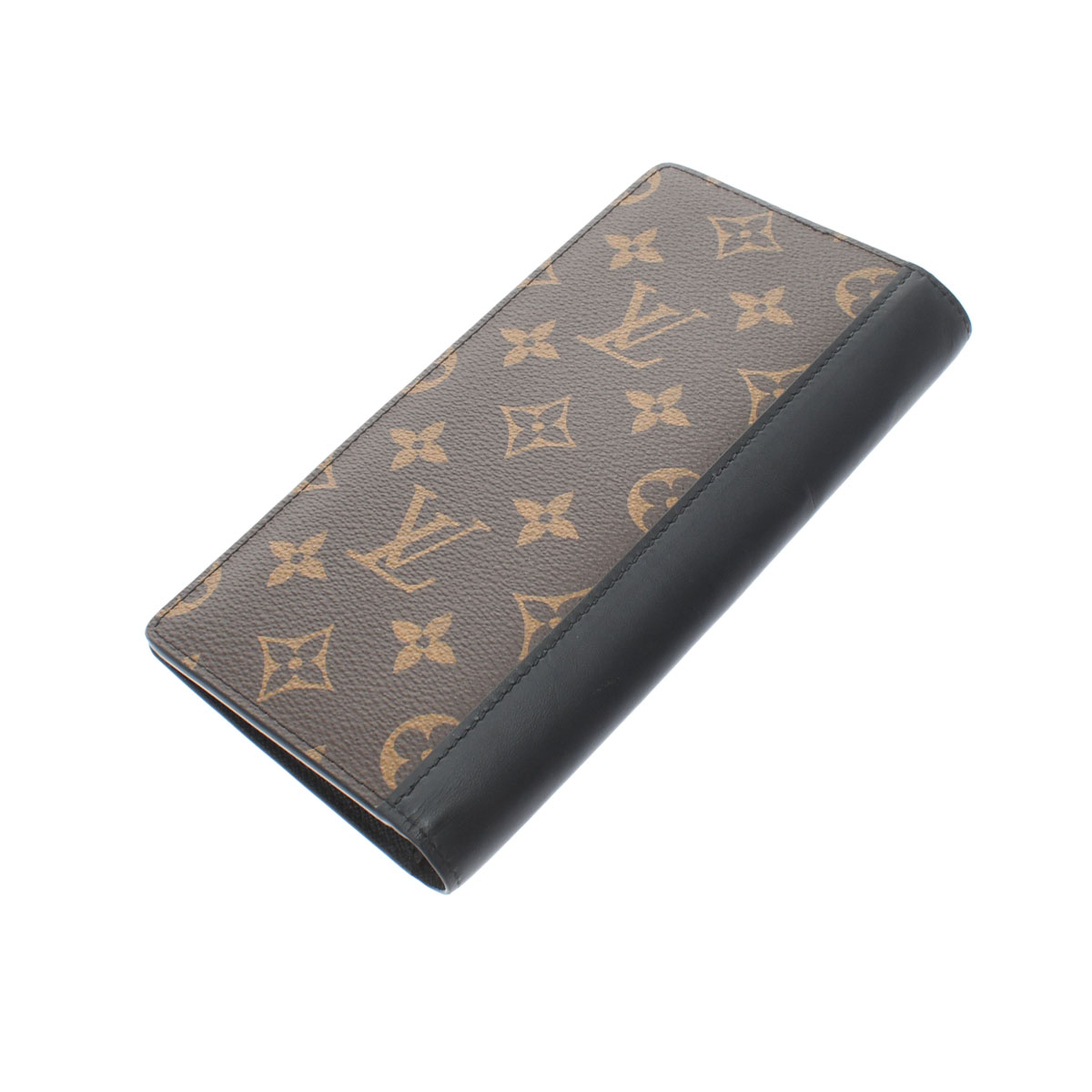Louis Vuitton MONOGRAM MACASSAR Brazza wallet (M69410)