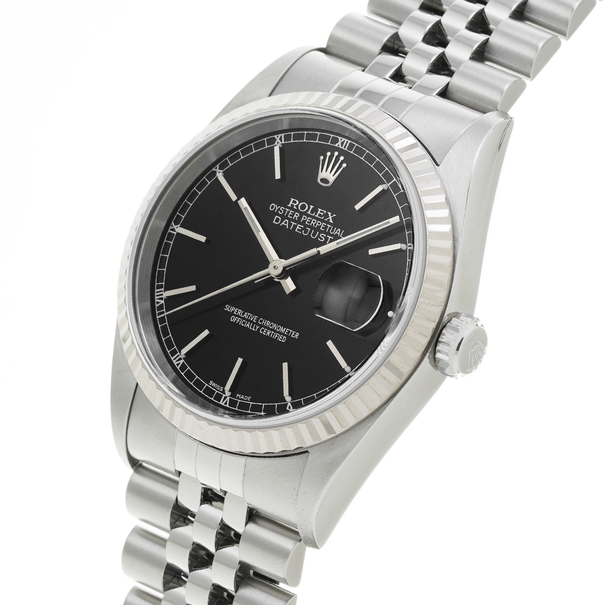 ロレックス ROLEX 16234 P番(2000年頃製造) ブラック メンズ 腕時計