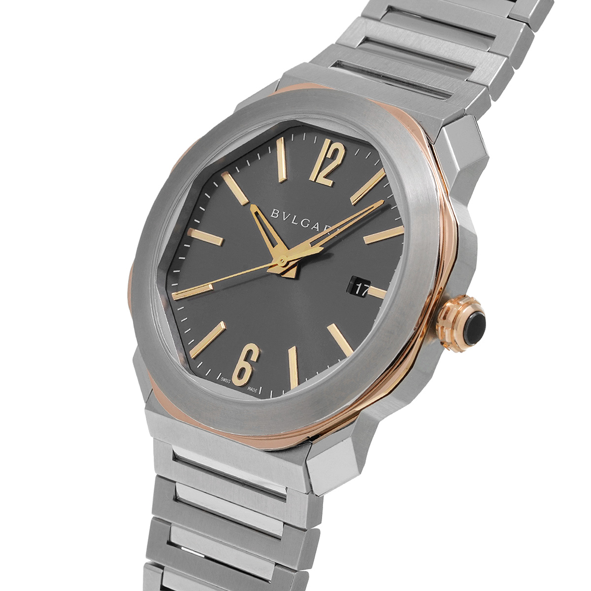 ブルガリ BVLGARI OCP41SG グレー メンズ 腕時計