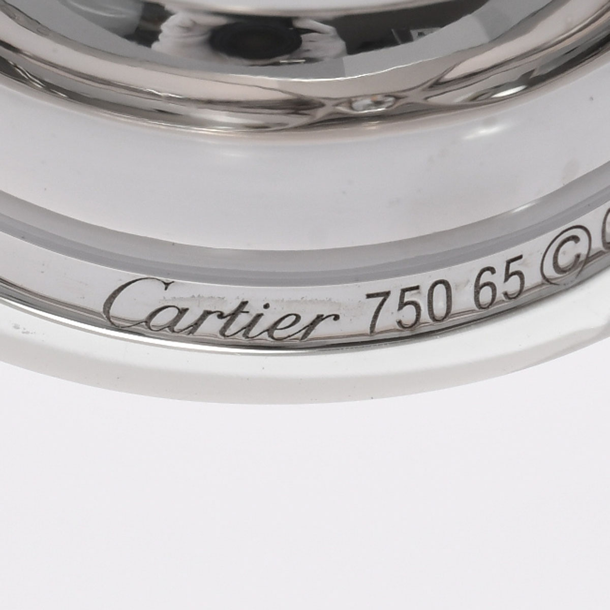 カルティエ Cartier ドラゴン パドロック リング 750WG #61 K18ホワイトゴールド ジュエリー